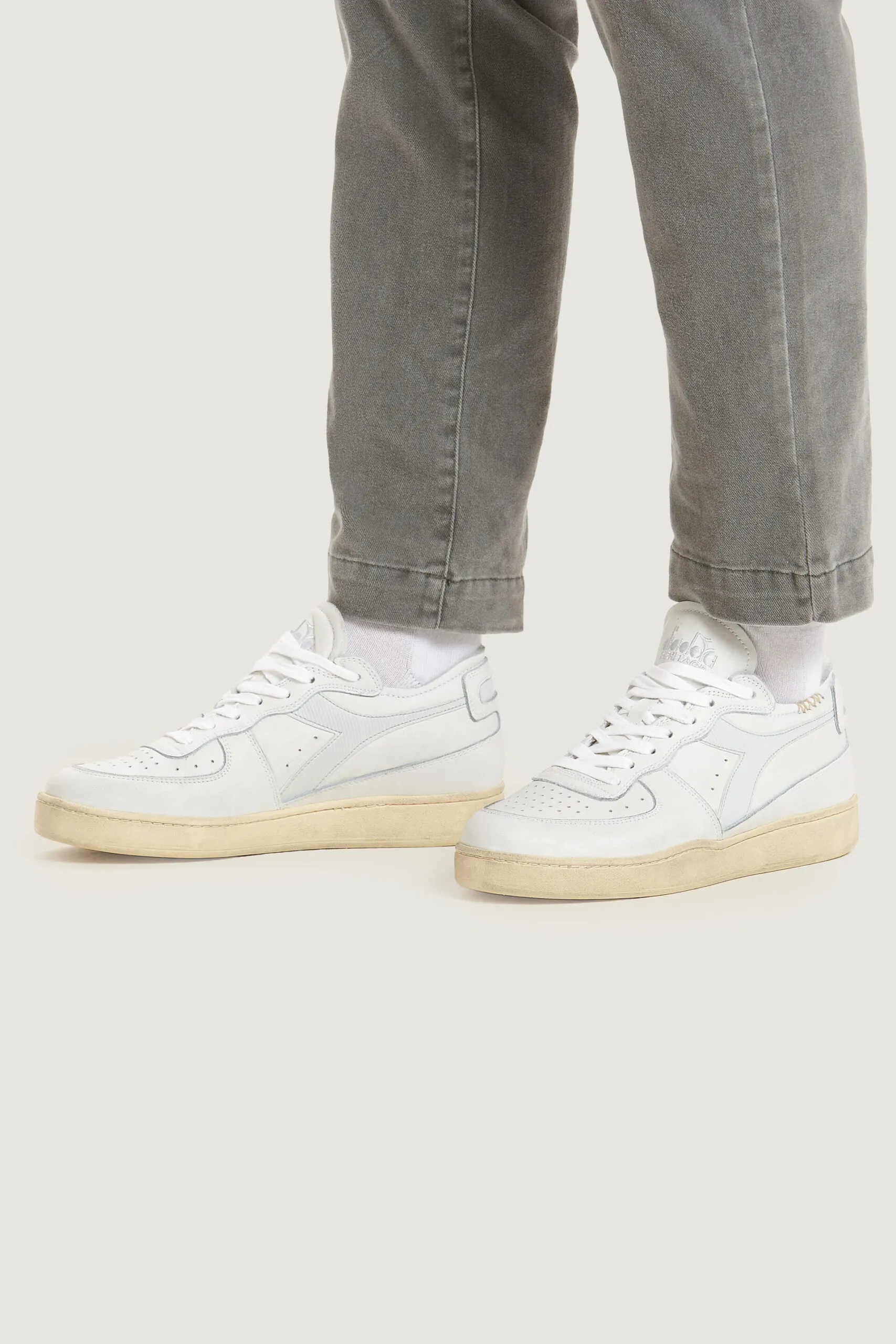 Sneakers Diadora Heritage mi basket row cut Grigio