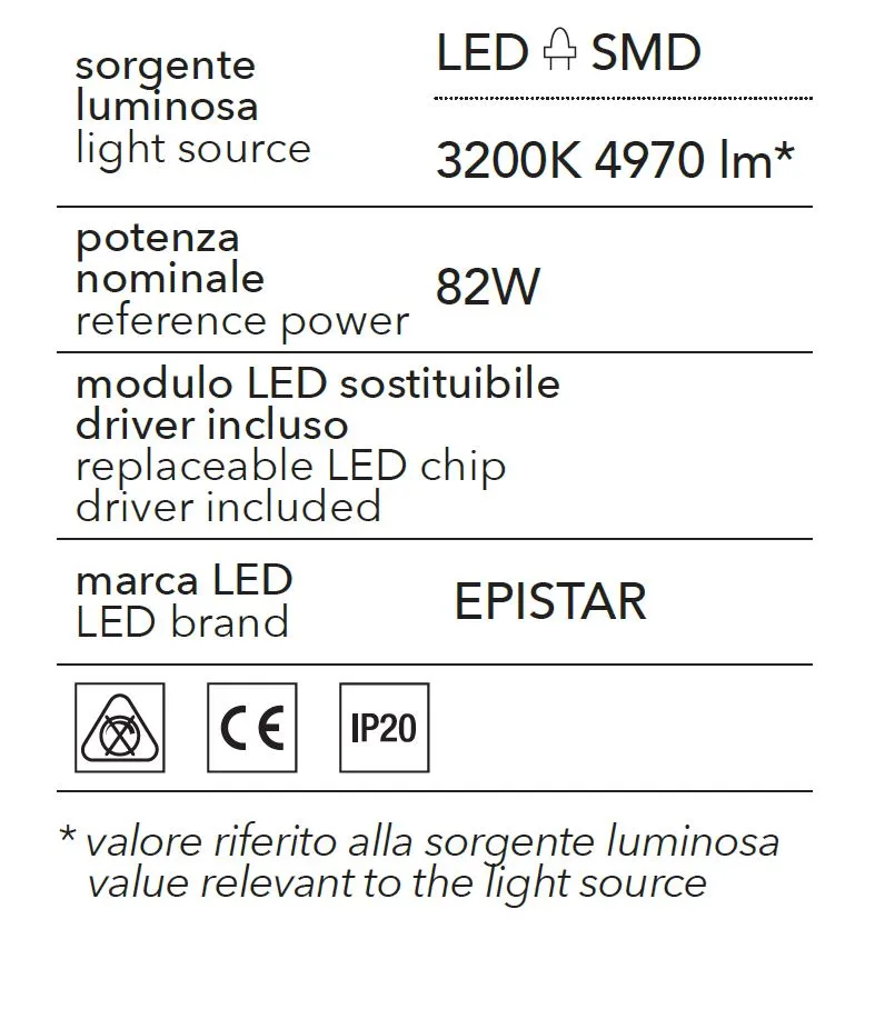 Sospensione Moderna Led 82w Anelli Diodi Doppia 80cm Sabbia Per Soggiorno Affralux