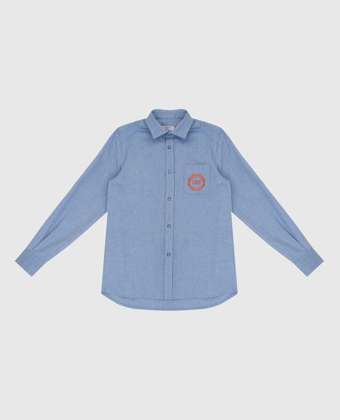 Stefano Ricci Maglia azzurra per bambini con ricamo YAC6S00030L824