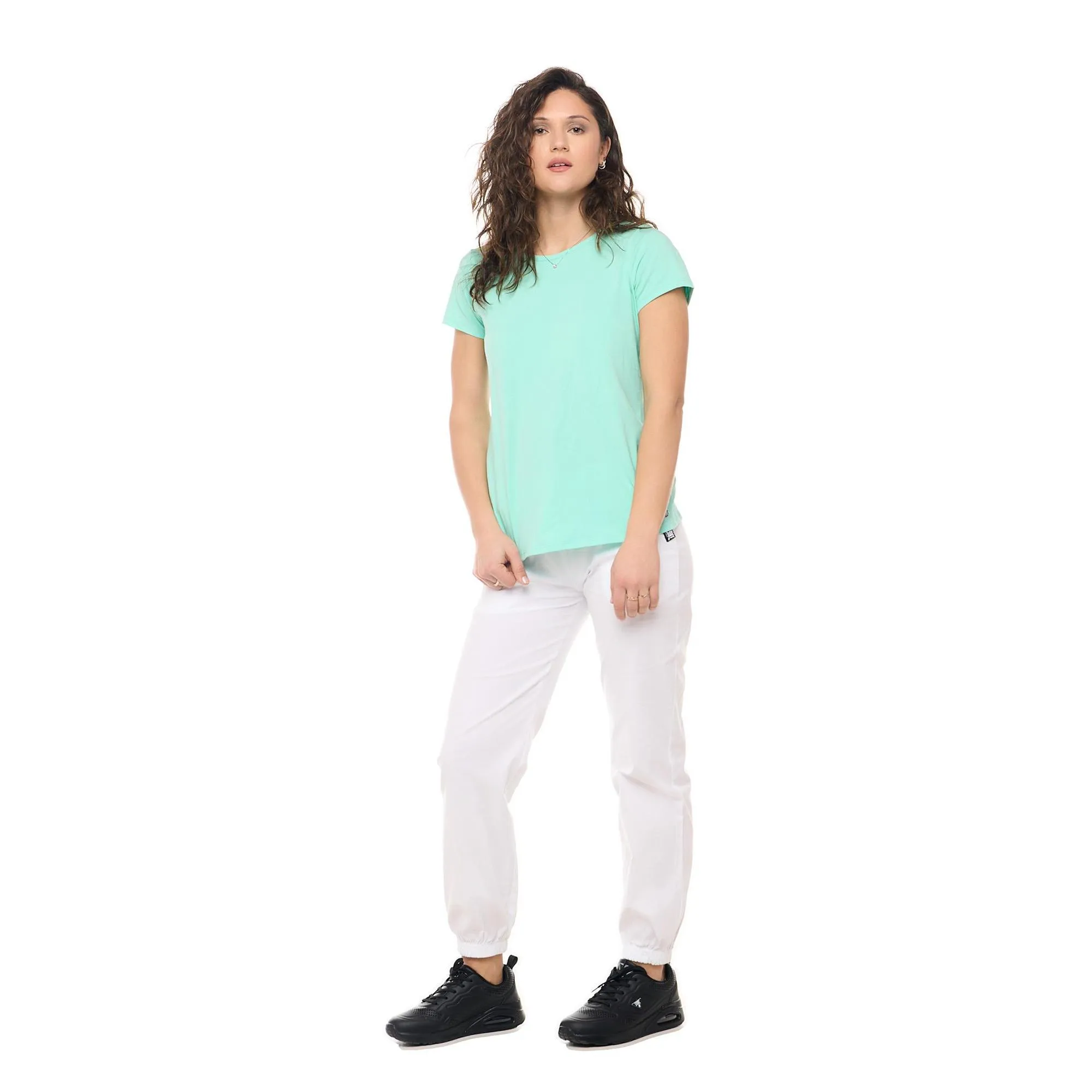 T-shirt da donna a maniche corte Leone Basic
