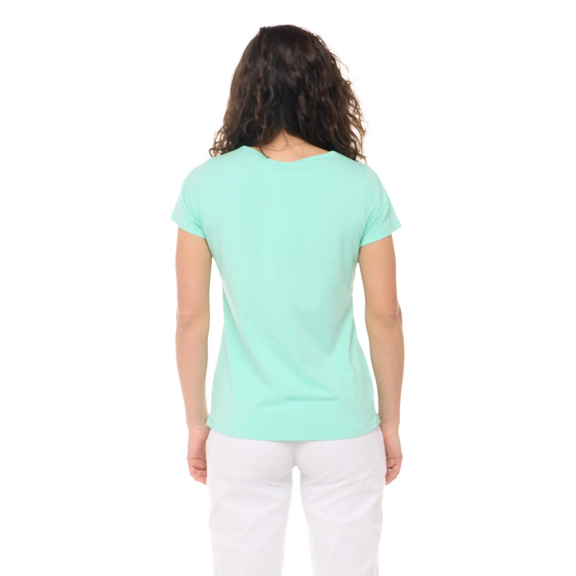T-shirt da donna a maniche corte Leone Basic