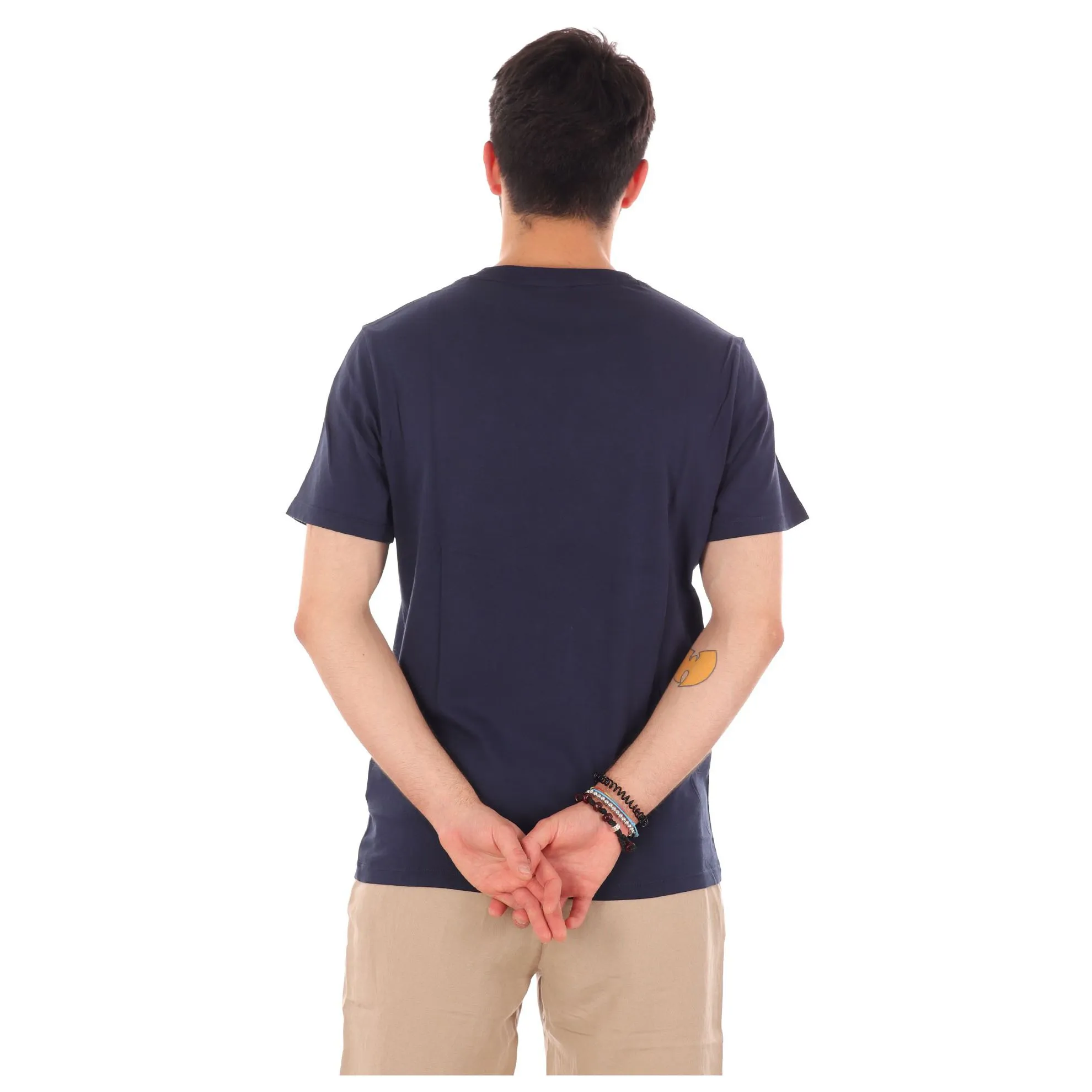 T-shirt in cotone con logo sun68 floreale