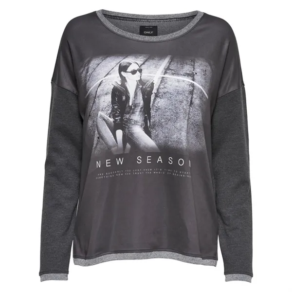 T-shirt manica lunga con stampa