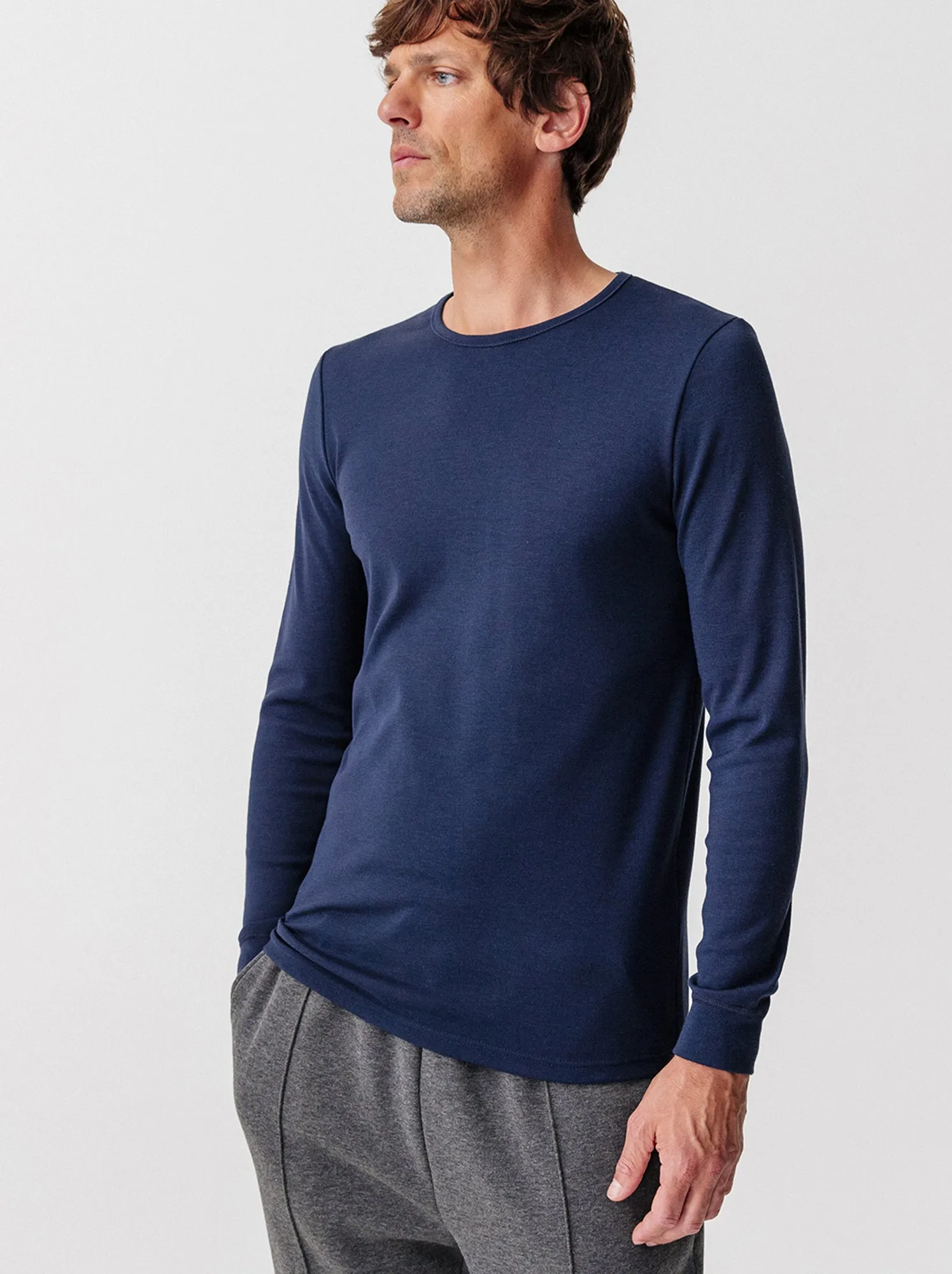 T-shirt 'Damart' termolattile livello 3 - BLU