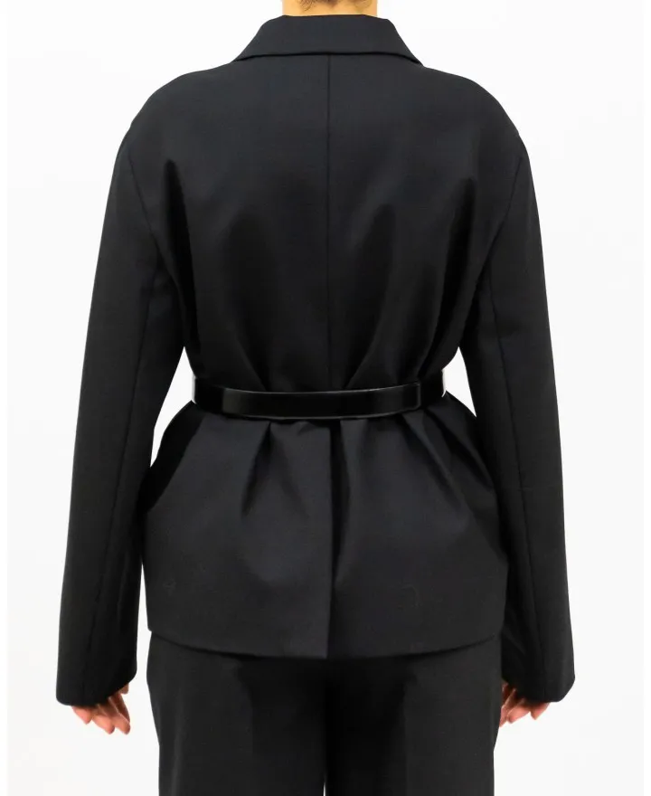 Tela - Blazer Solare Monopetto Nero Donna
