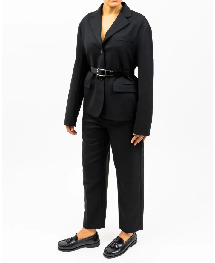 Tela - Blazer Solare Monopetto Nero Donna