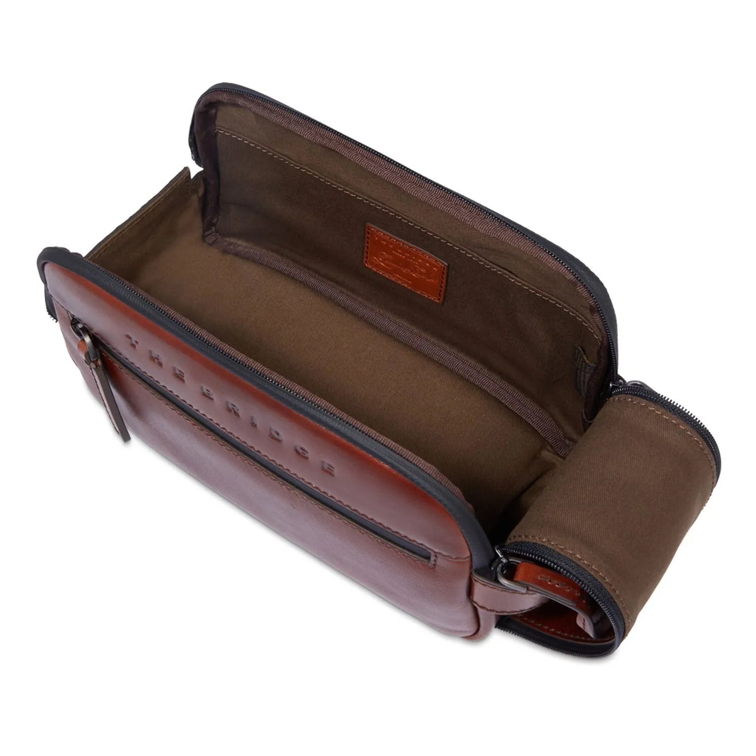 The Bridge Damiano Borsa da toilette Pelle 22.5 cm