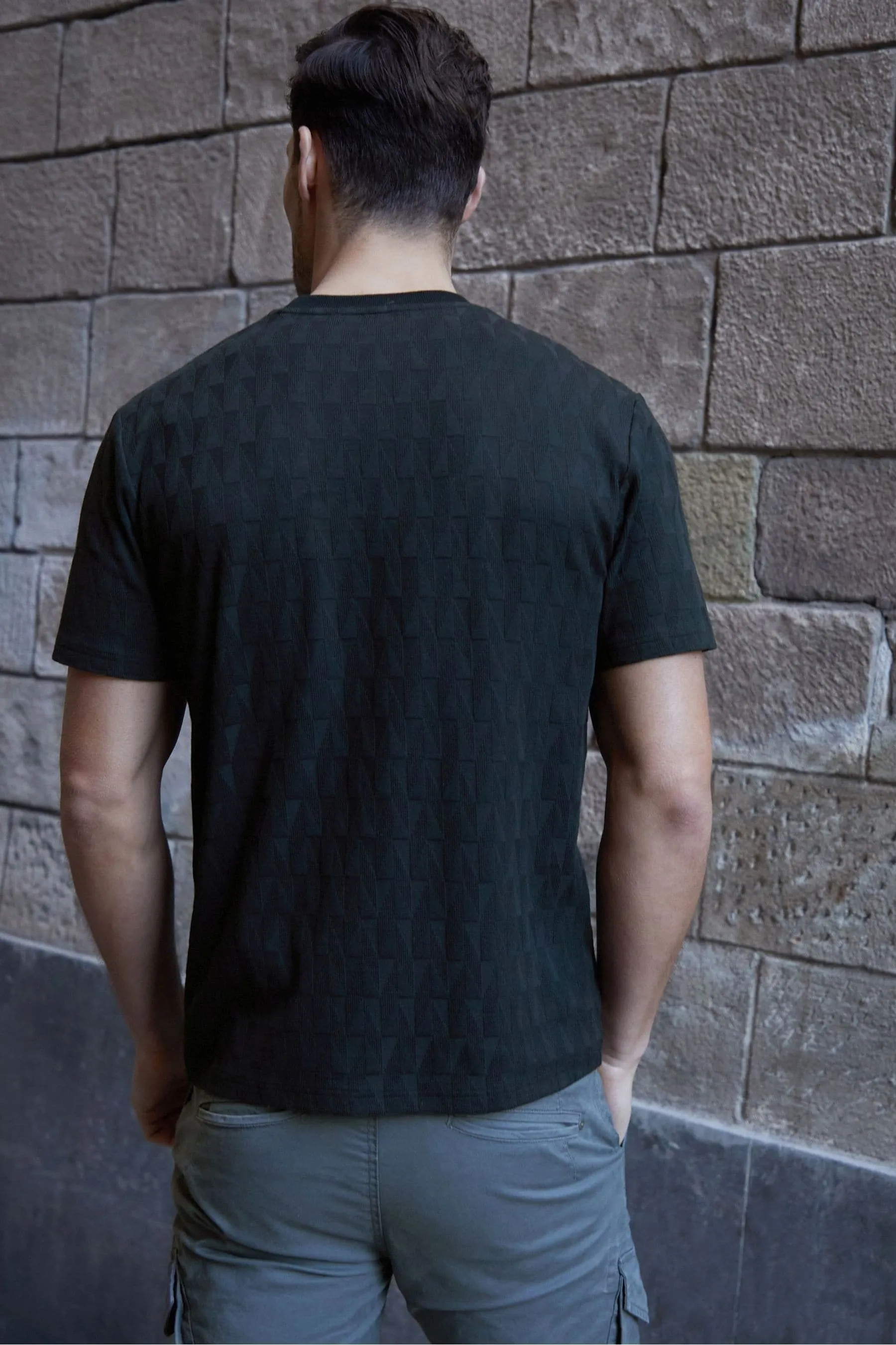 Threadbare T-shirt comoda testurizzata