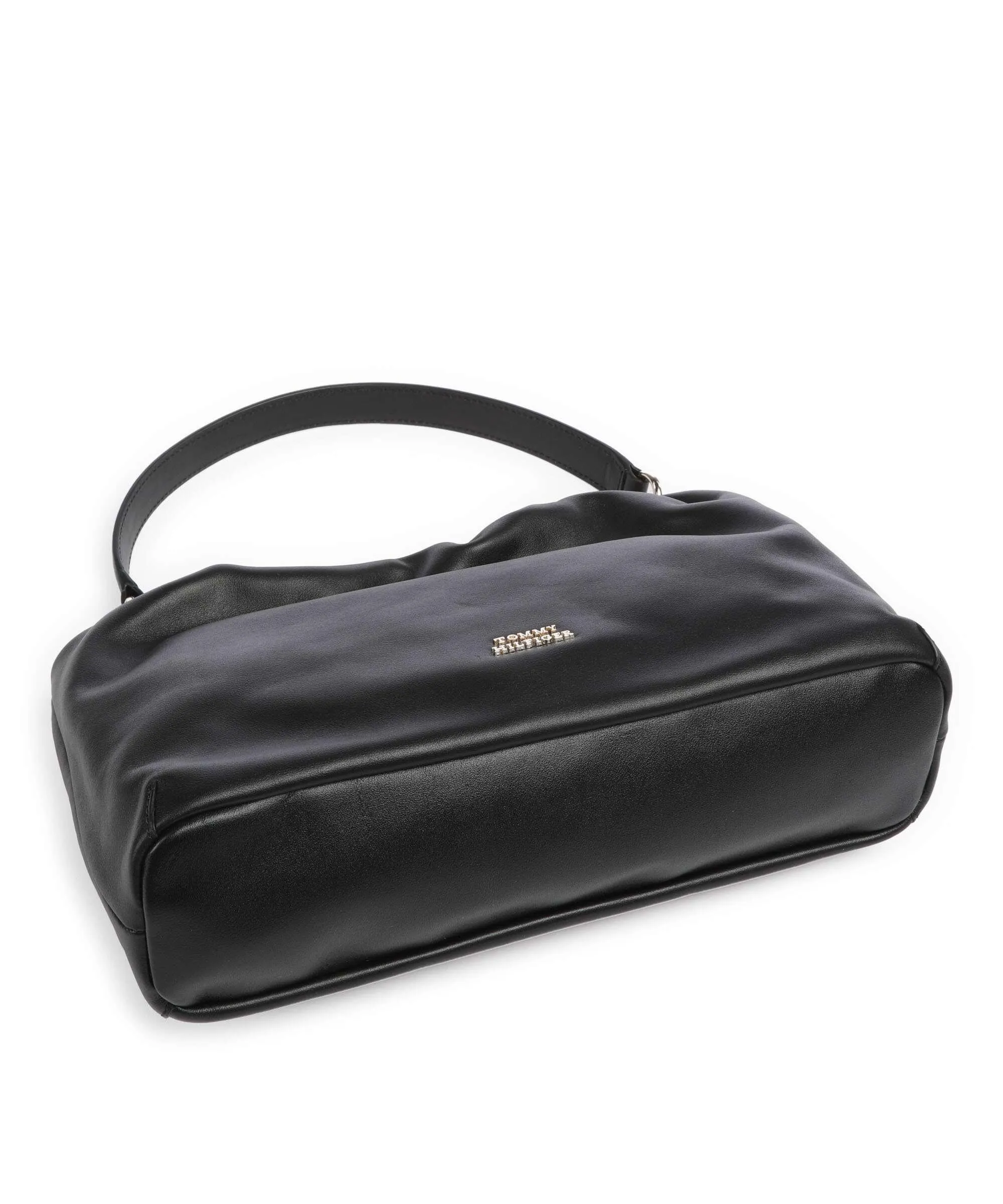  Tommy Hilfiger TH Luxe Borsa hobo pelle sintetica nero  