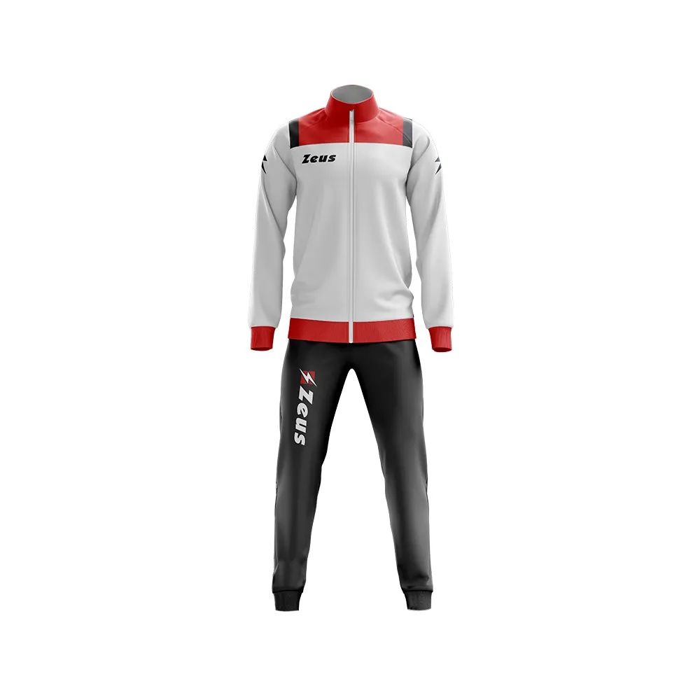TUTA RELAX VESUVIO BIANCO/ROSSO ZEUS SPORT