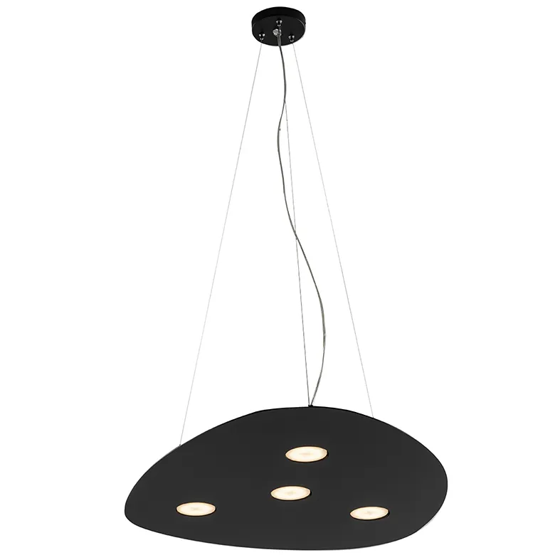 UFO – SOSPENSIONE IN  PMMA NERO 4 GX53