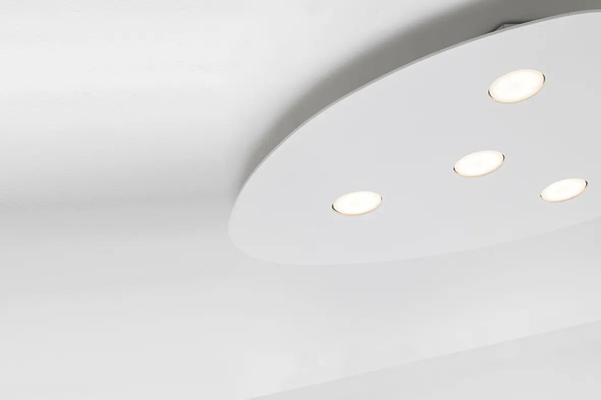UFO – SOSPENSIONE IN  PMMA NERO 4 GX53