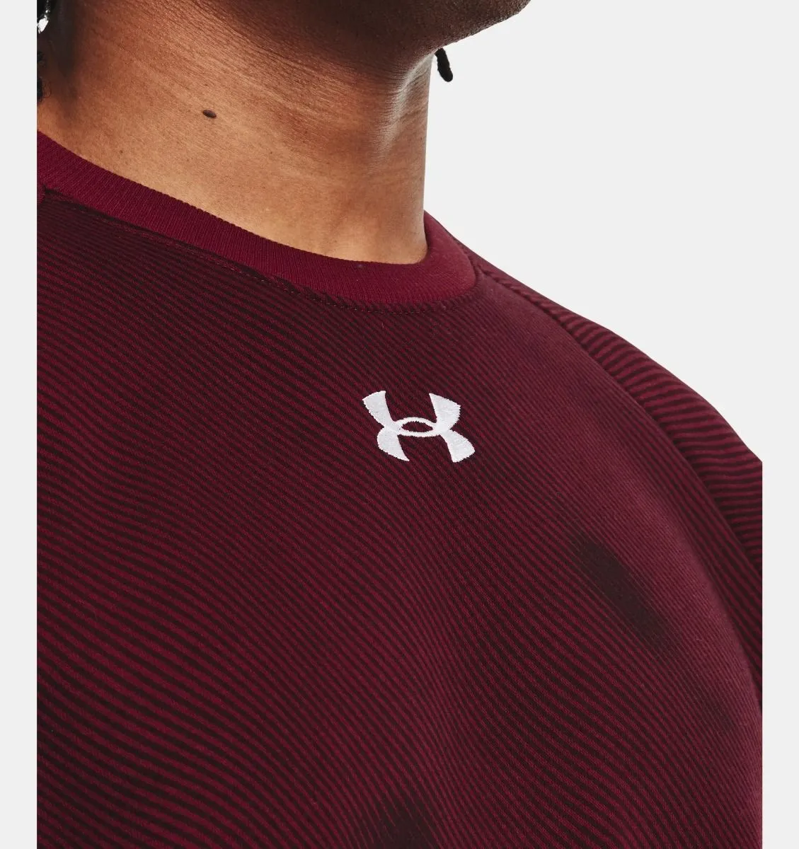 Under Armour Felpa rival fleece printed crew