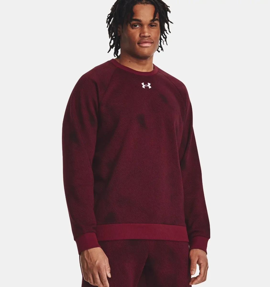 Under Armour Felpa rival fleece printed crew