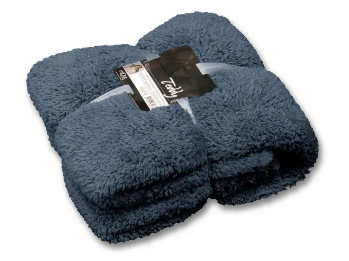 Unique Living plaid Teddy Copen Blue