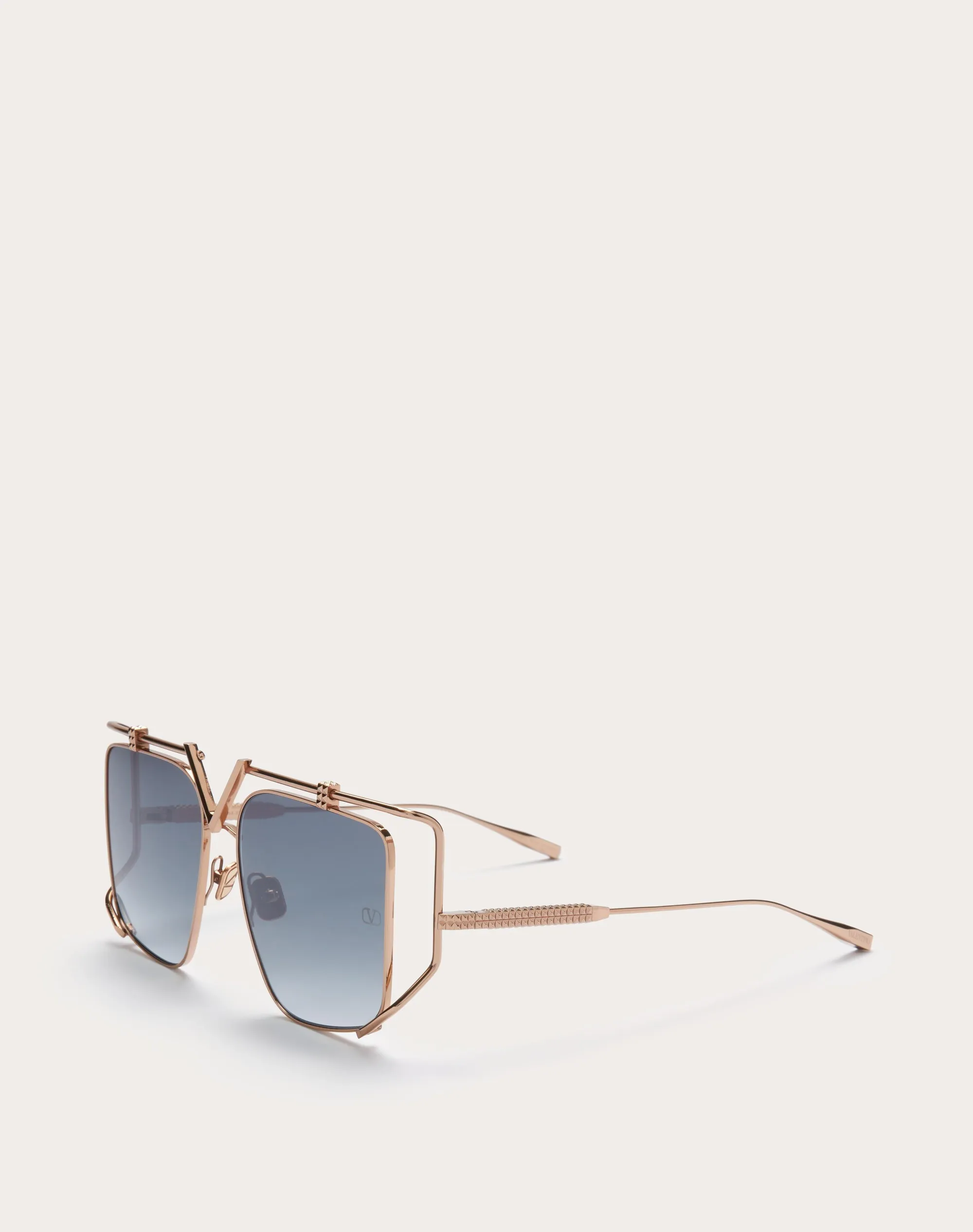 V - LIGHT OCCHIALE SQUADRATO OVERSIZE IN TITANIO