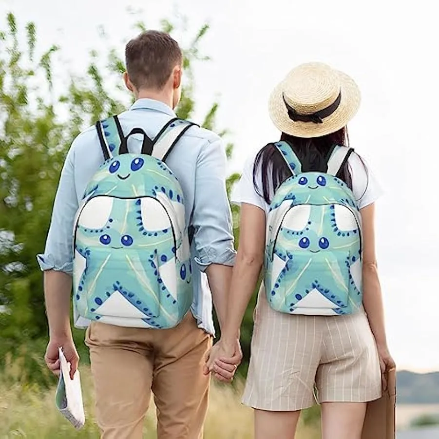 VACSAX Zaino in tela Zaino carino con stampa di stelle marine Zaino casual da viaggio 230210772