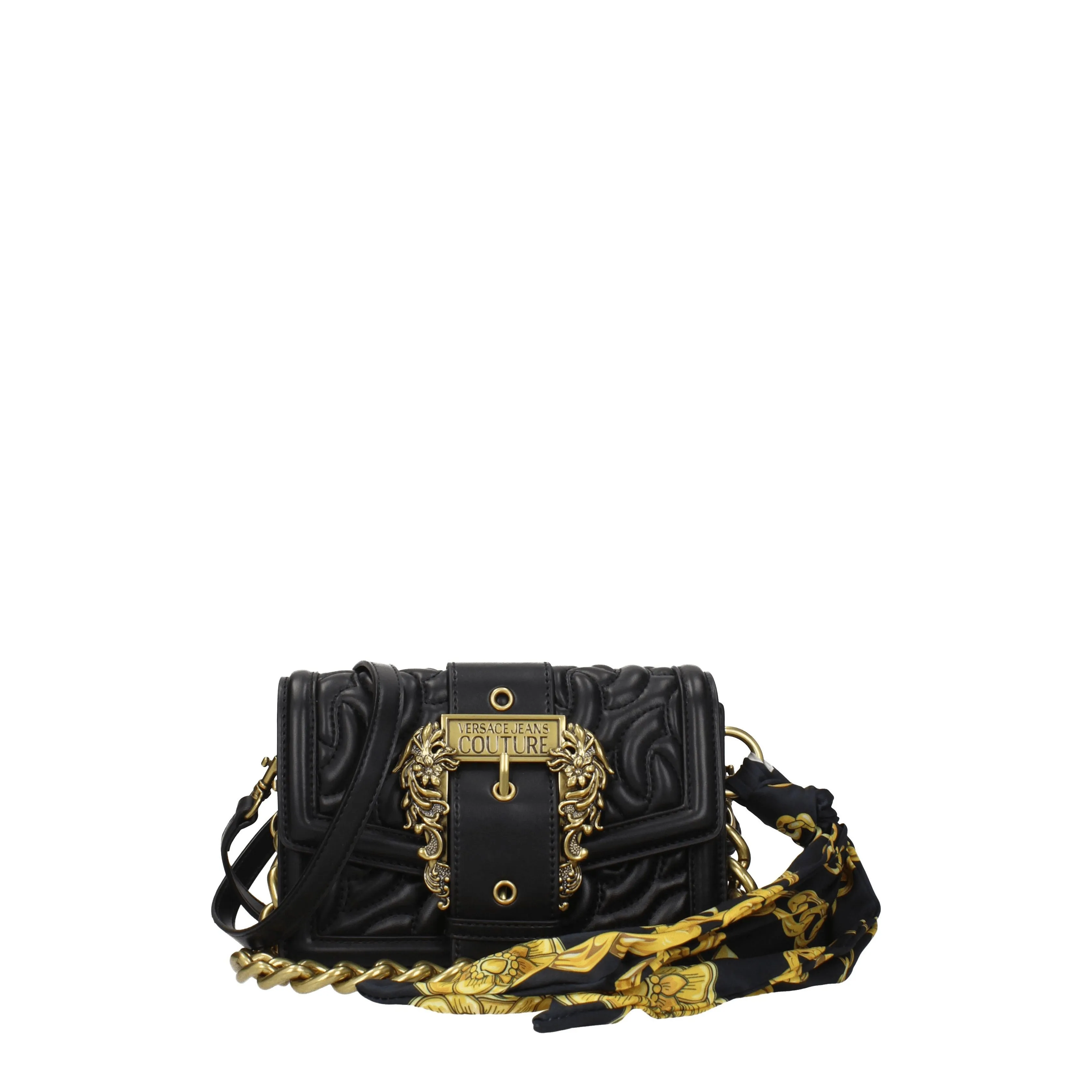 Versace Jeans Borse a Mano Couture Donna Poliuretano Nero