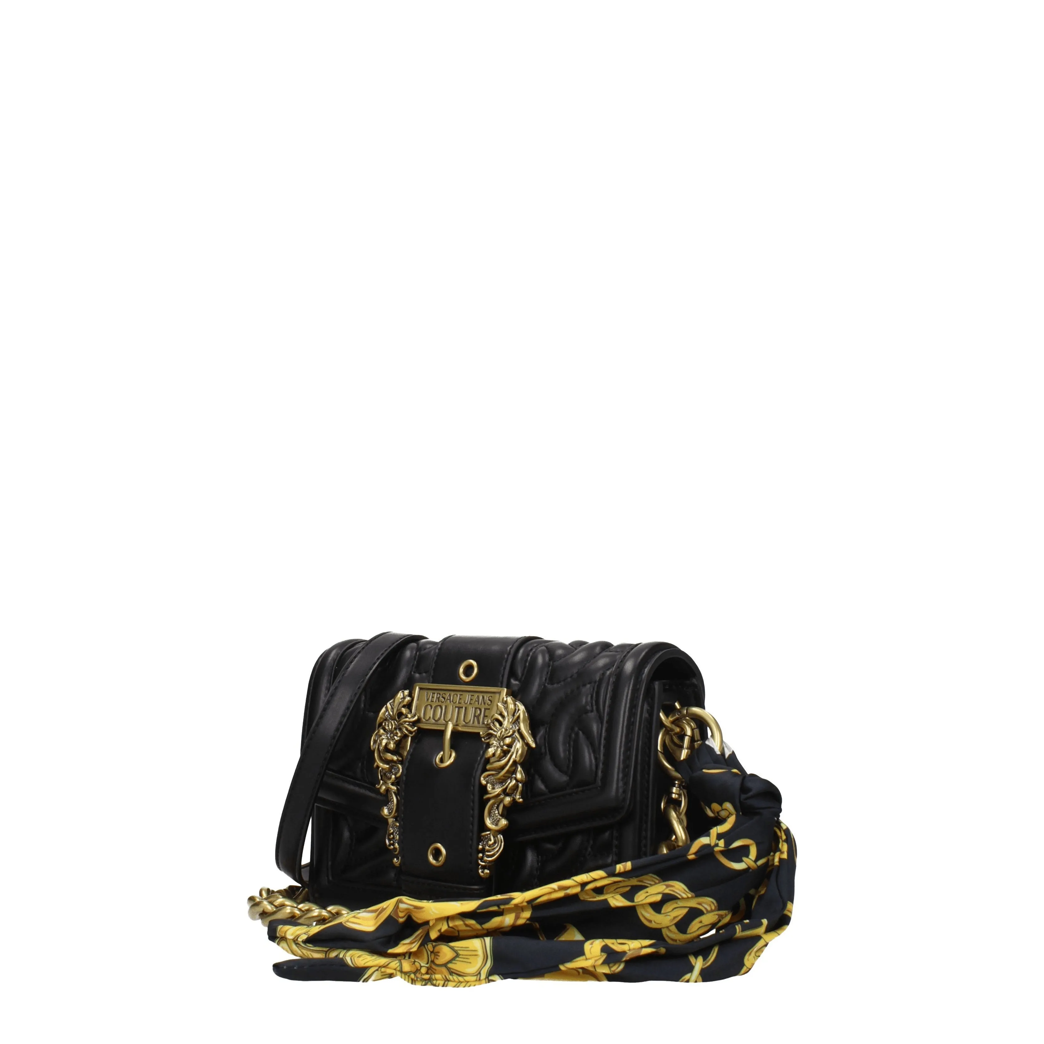 Versace Jeans Borse a Mano Couture Donna Poliuretano Nero