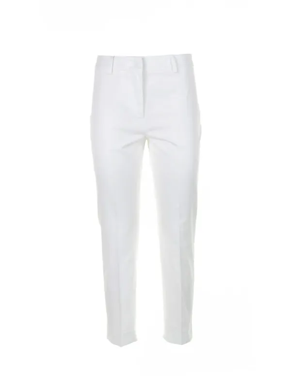 White cotton trousers