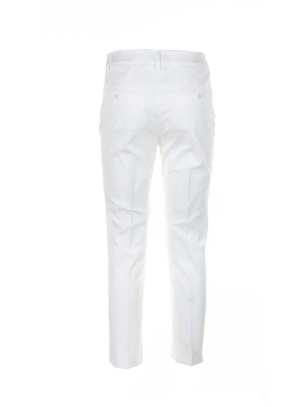 White cotton trousers
