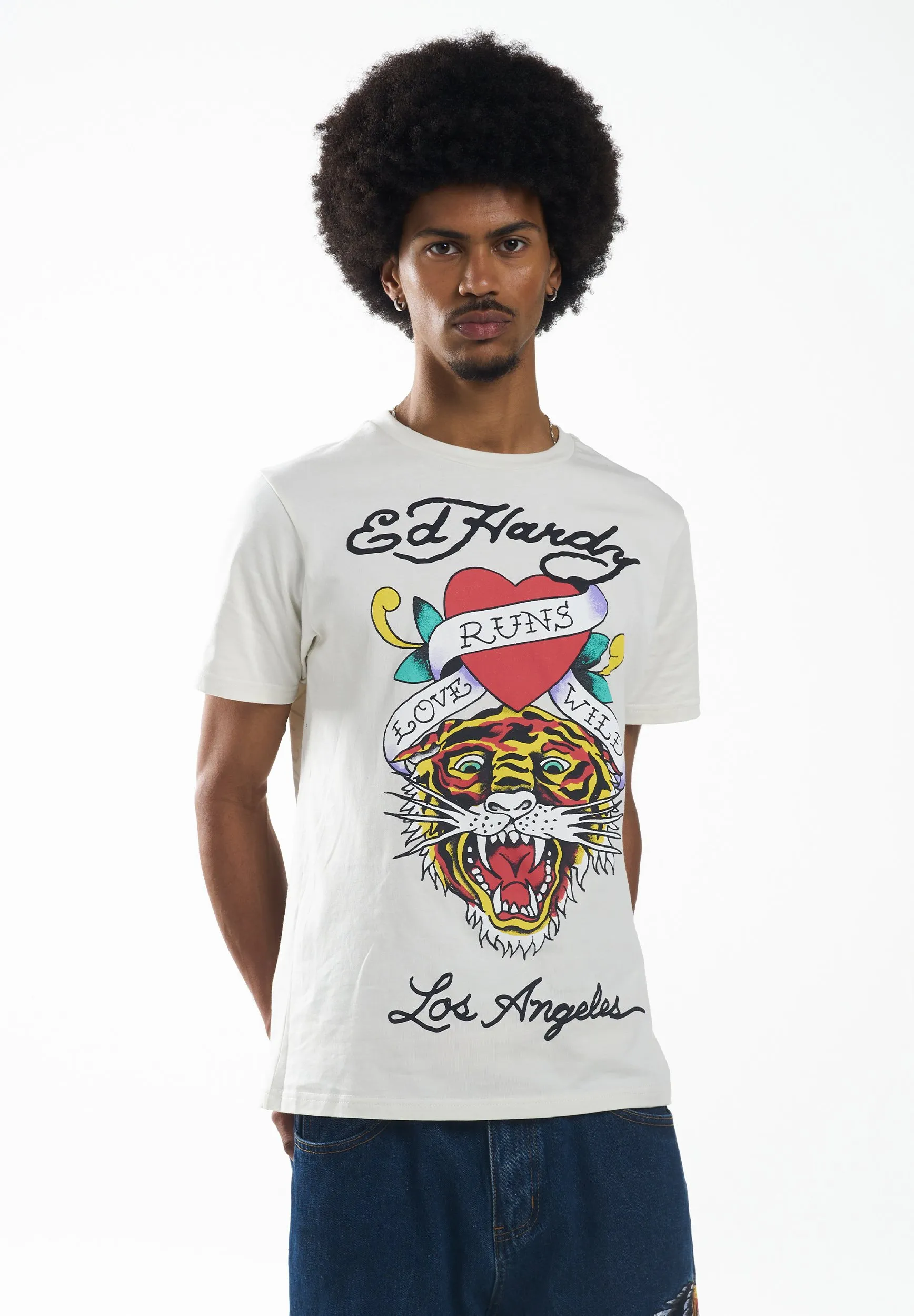 WILD-TIGER - T-shirt con stampa