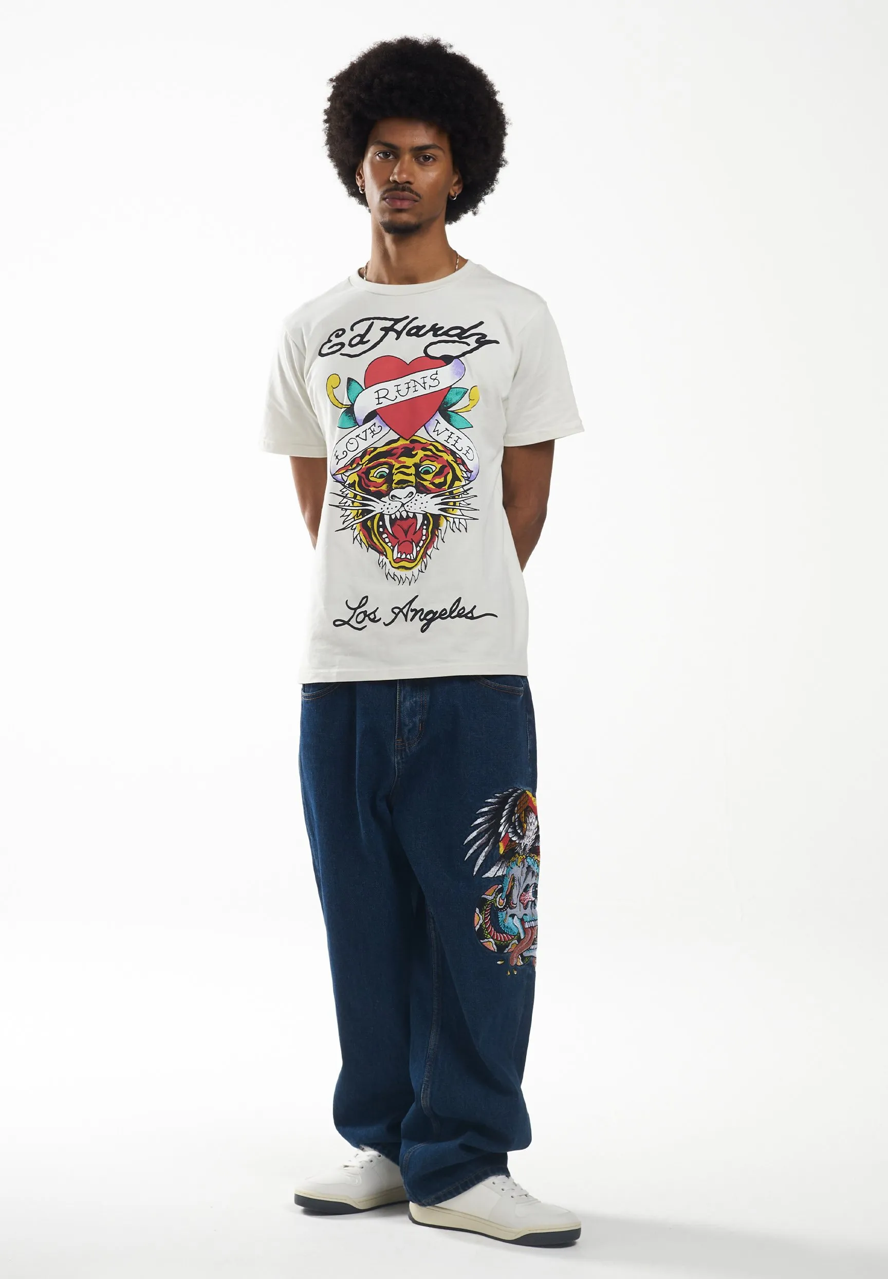 WILD-TIGER - T-shirt con stampa
