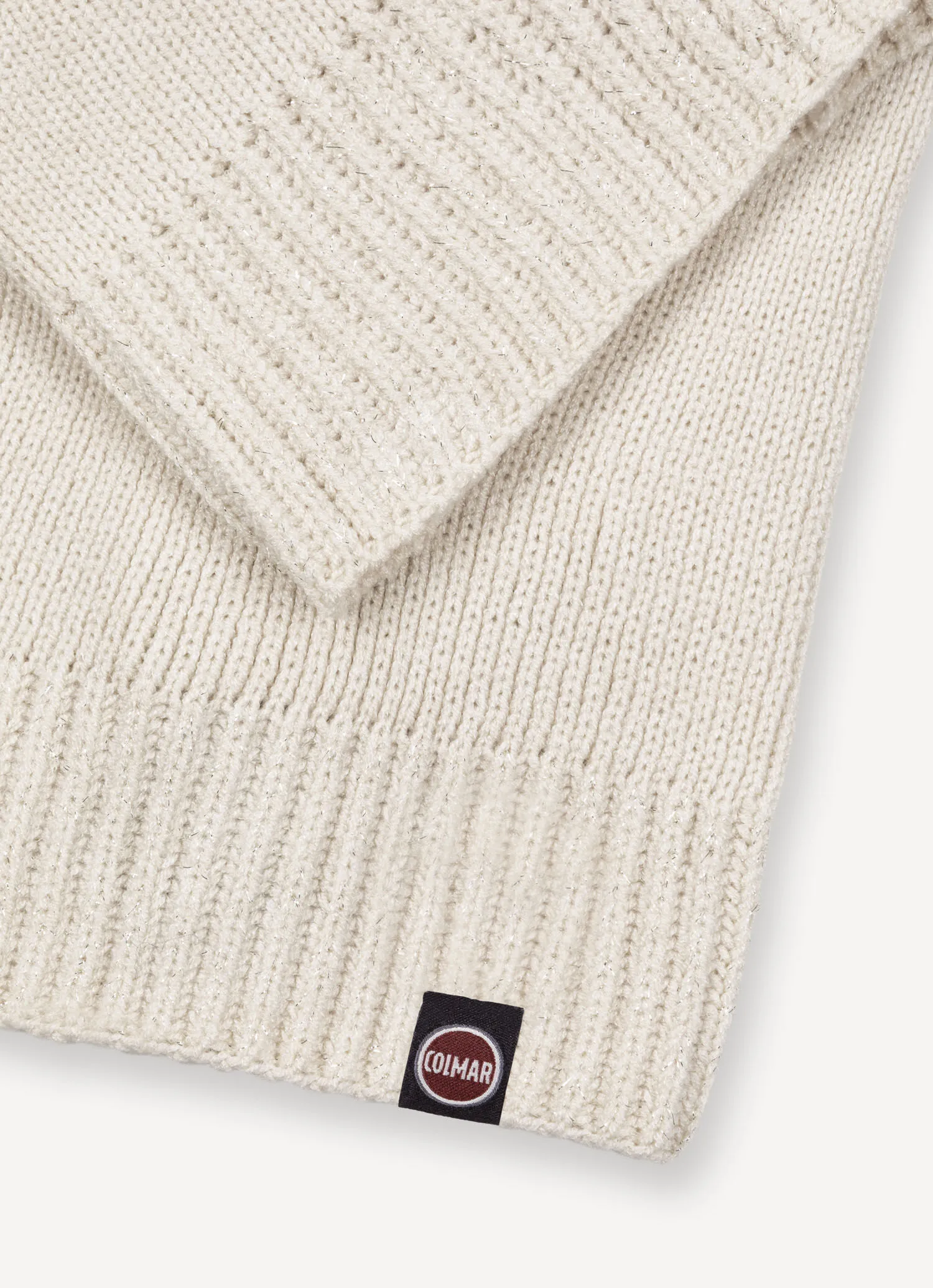 Women’s neck warmer with lurex details