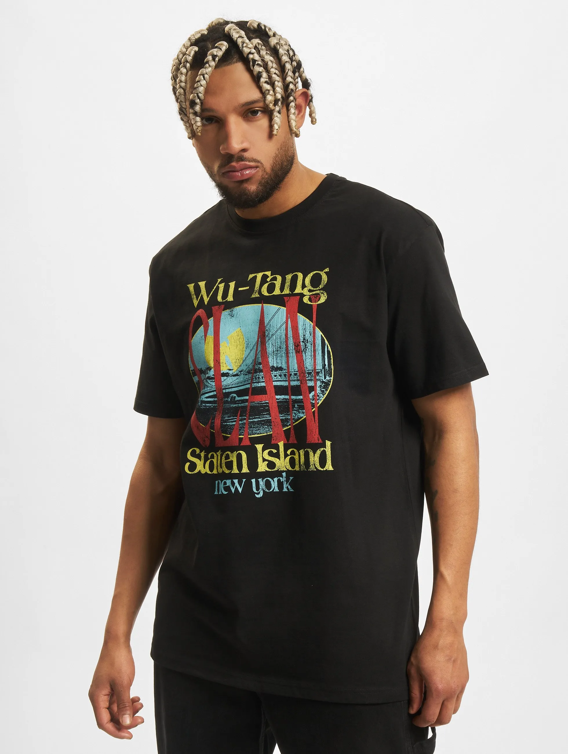 WU TANG STATEN ISLAND OVERSIZE - T-shirt con stampa