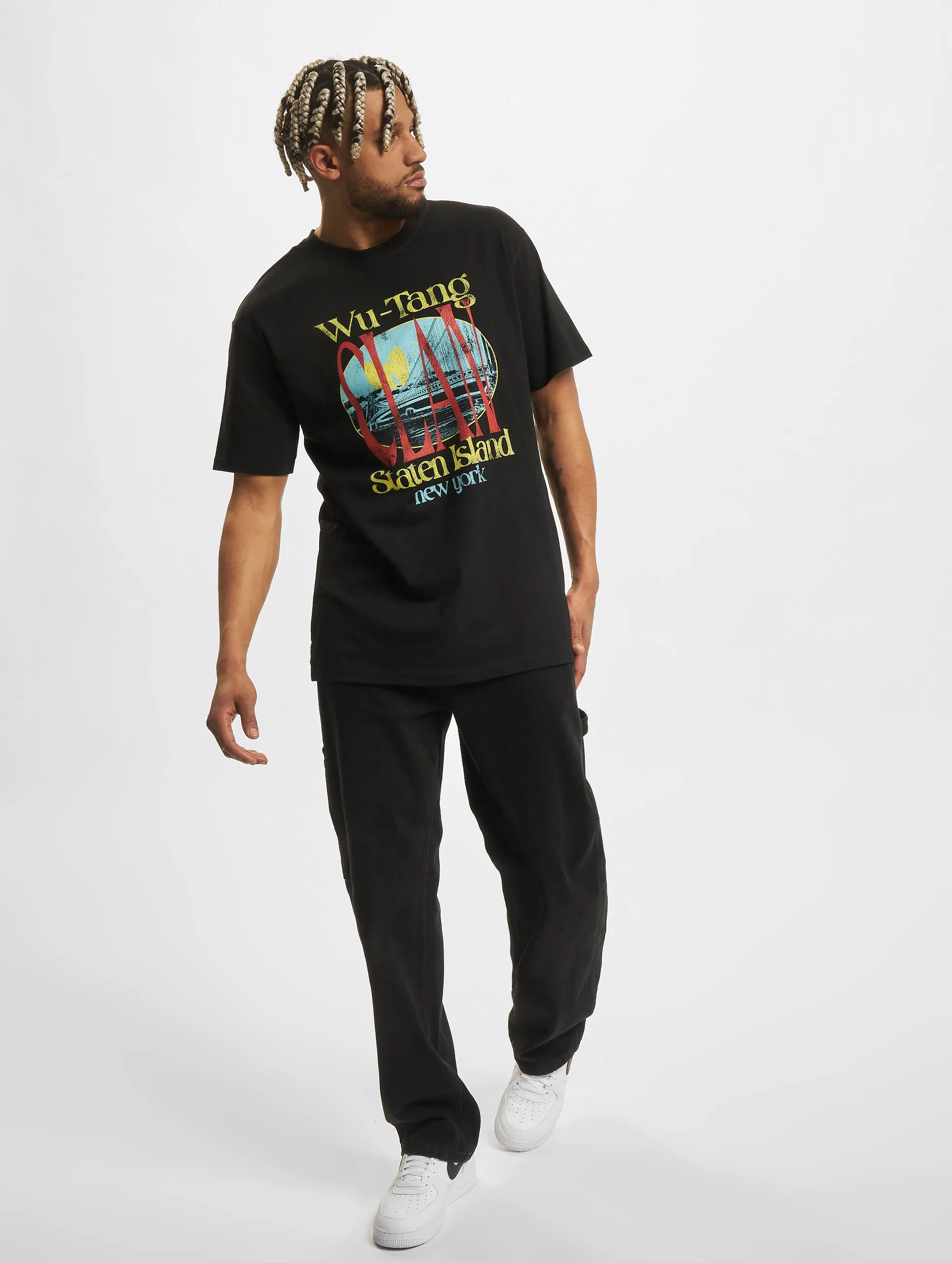 WU TANG STATEN ISLAND OVERSIZE - T-shirt con stampa