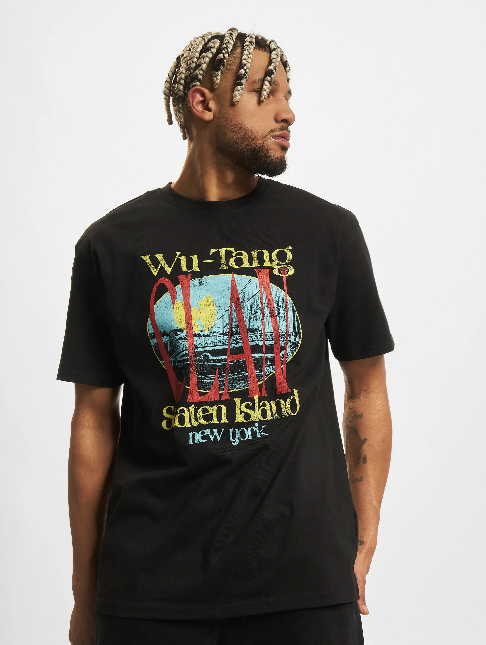 WU TANG STATEN ISLAND OVERSIZE - T-shirt con stampa