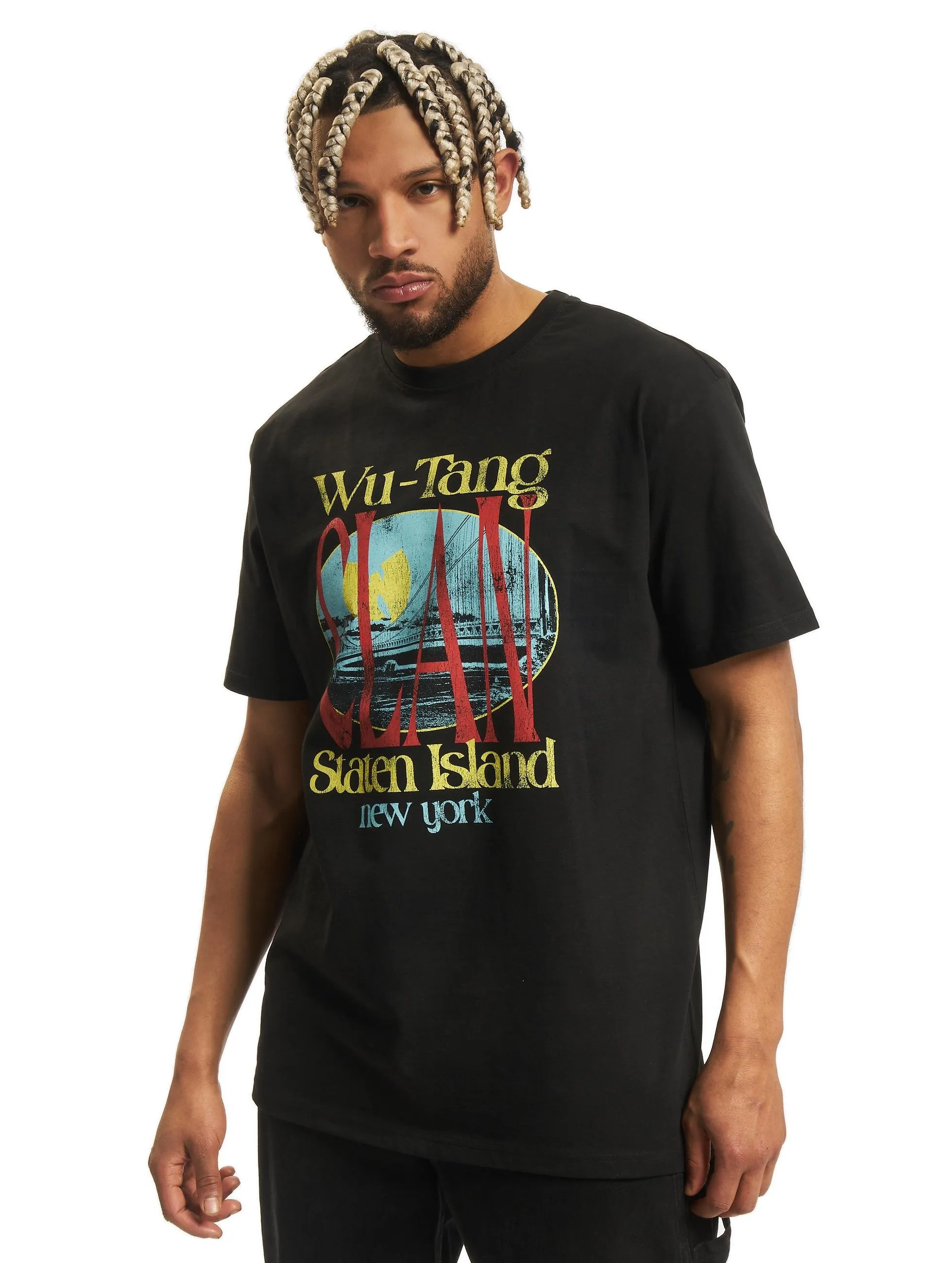 WU TANG STATEN ISLAND OVERSIZE - T-shirt con stampa