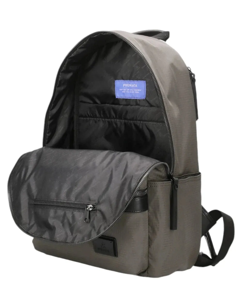 Zaino Blade 2119 in Gabardine di Nylon e Pelle