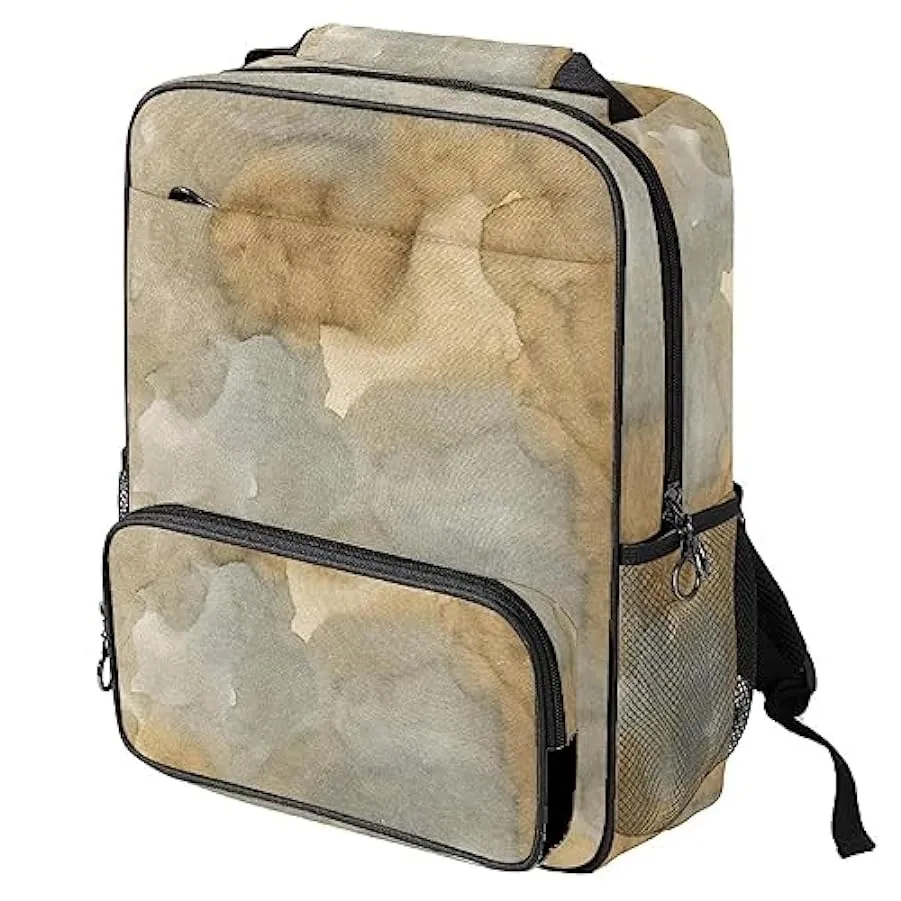 Zaino da donna per college,borsa da viaggio zaino classico,texture acquerello vintage,Zainetto casual leggero 195264687