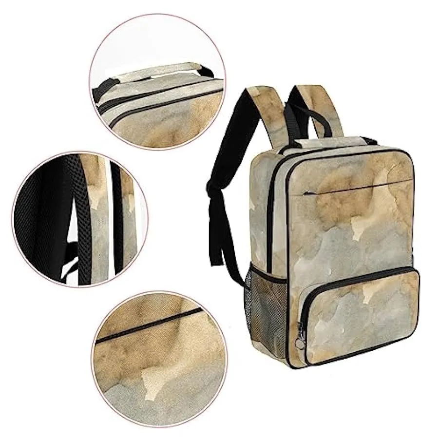 Zaino da donna per college,borsa da viaggio zaino classico,texture acquerello vintage,Zainetto casual leggero 195264687