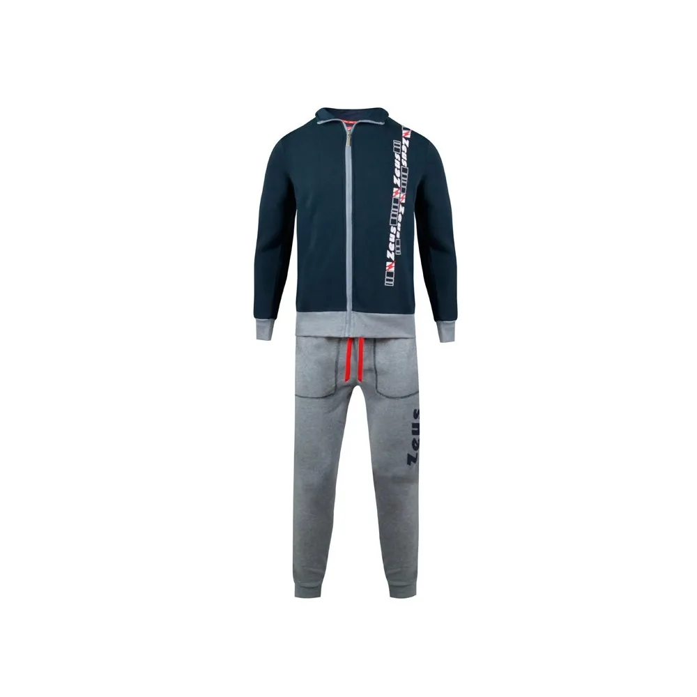 ZEUS - TUTA HOMEWEAR MZ05 - Blu/Grigio melange - UOMO - MZ05B